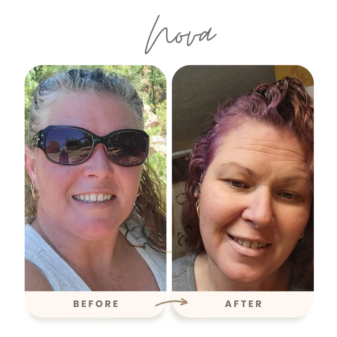 NovaHair® Instant Verf Shampoo | Haarkleurtransformatie | Anti-grijze haren