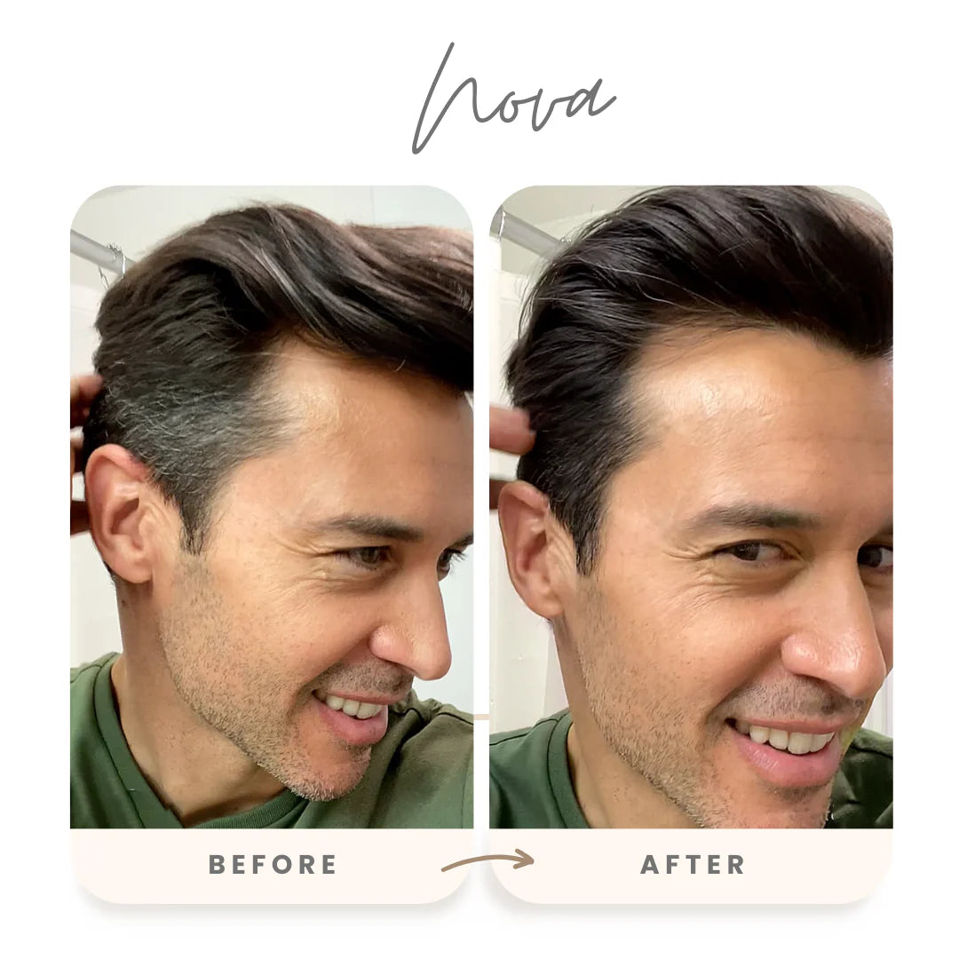 NovaHair® Instant Verf Shampoo | Haarkleurtransformatie | Anti-grijze haren